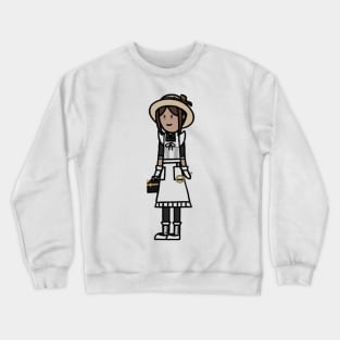 Lady-in-waiting Cartoon Crewneck Sweatshirt